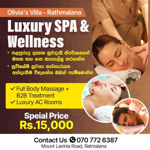 Image of ♦️ Luxury SPA & Wellness - Olivia's Villa Rathmalana ♦️ VISIT Available In Colombo Area